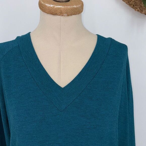 Soft Surroundings Medeline Hanker chief Tunic Layered Pullover Top Legion Blue M - Picture 6 of 13